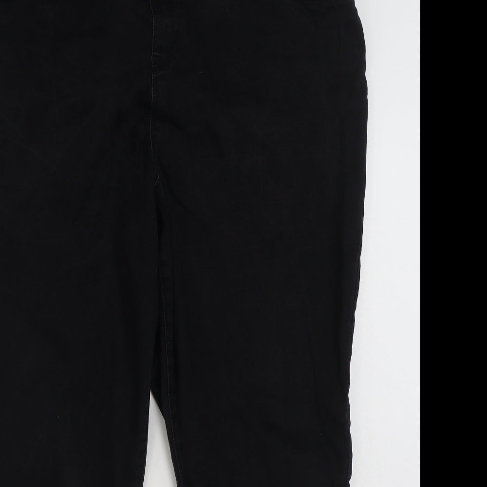 George Womens Black  Cotton Jegging Jeans Size 24 L29 in Slim