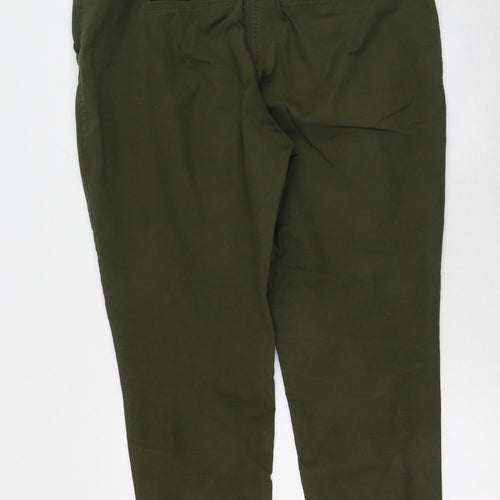 NEXT Mens Green  Cotton Trousers  Size 18 L28 in Regular