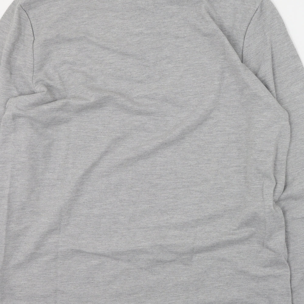ASOS Mens Grey  Polyester  Polo Size L Collared