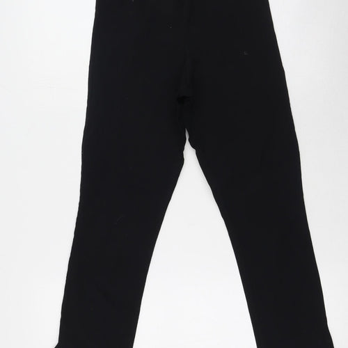 Miss Selfridge Womens Black  Polyester Jegging Trousers Size 8 L24 in Regular