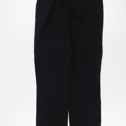 Miss Selfridge Womens Black  Polyester Jegging Trousers Size 8 L24 in Regular