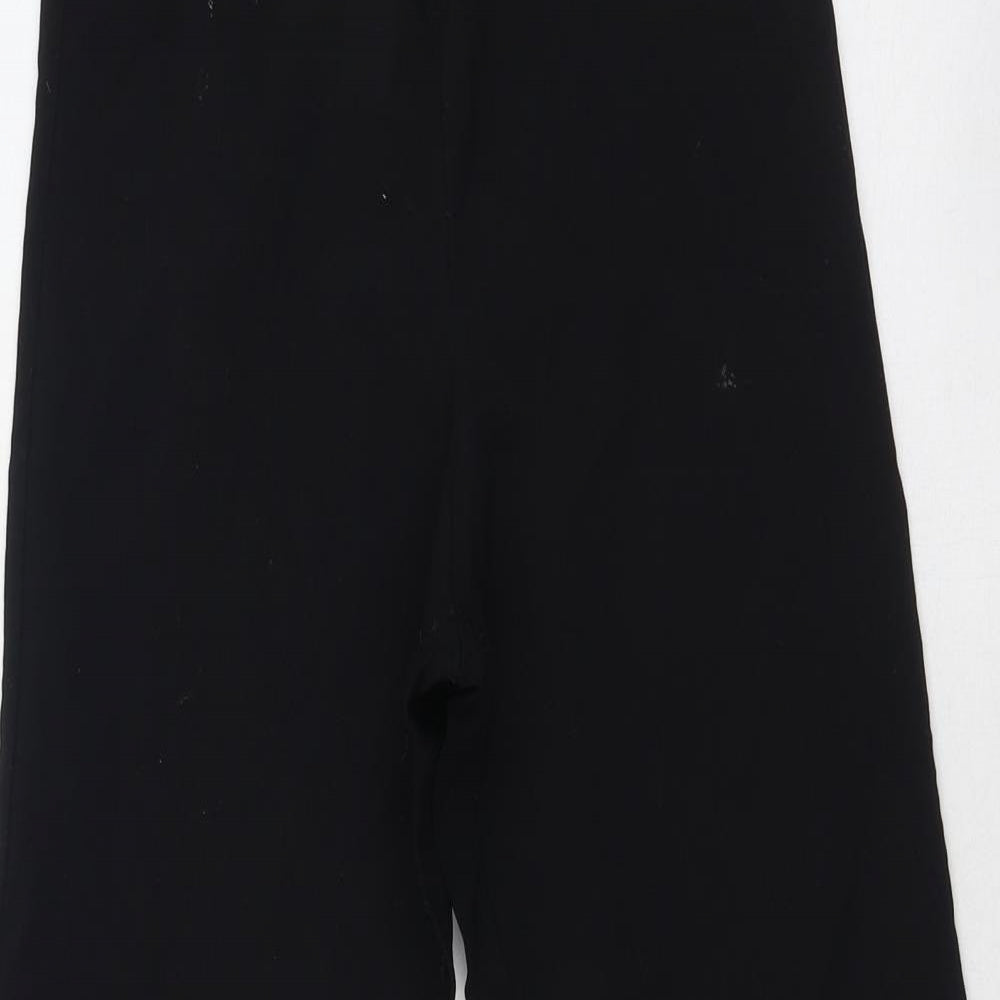 Miss Selfridge Womens Black  Polyester Jegging Trousers Size 8 L24 in Regular