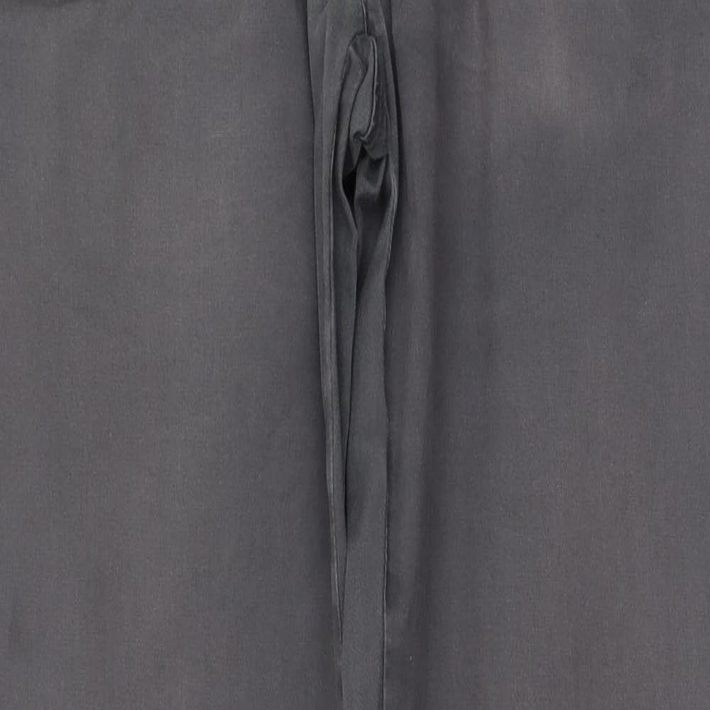 Dunnes Stores Mens Grey  Cotton Trousers  Size 32 L31 in Regular  - Slightly marked on the back of the knees