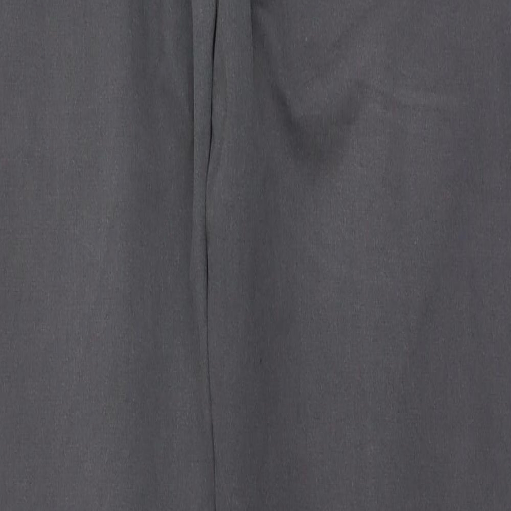 Dunnes Stores Mens Grey  Cotton Trousers  Size 32 L31 in Regular  - Slightly marked on the back of the knees