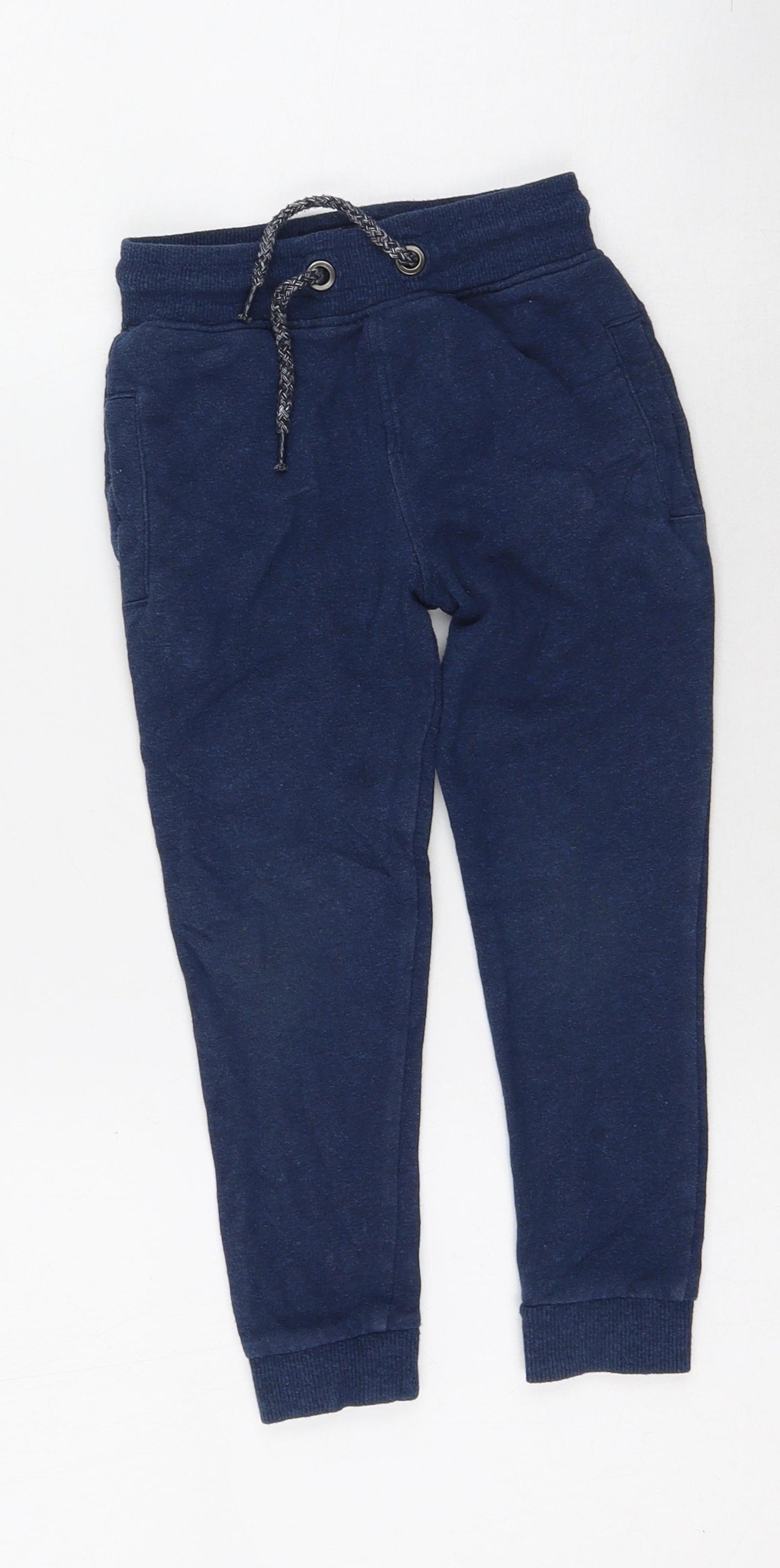 NEXT Boys Blue  Cotton Jogger Trousers Size 4 Years  Regular
