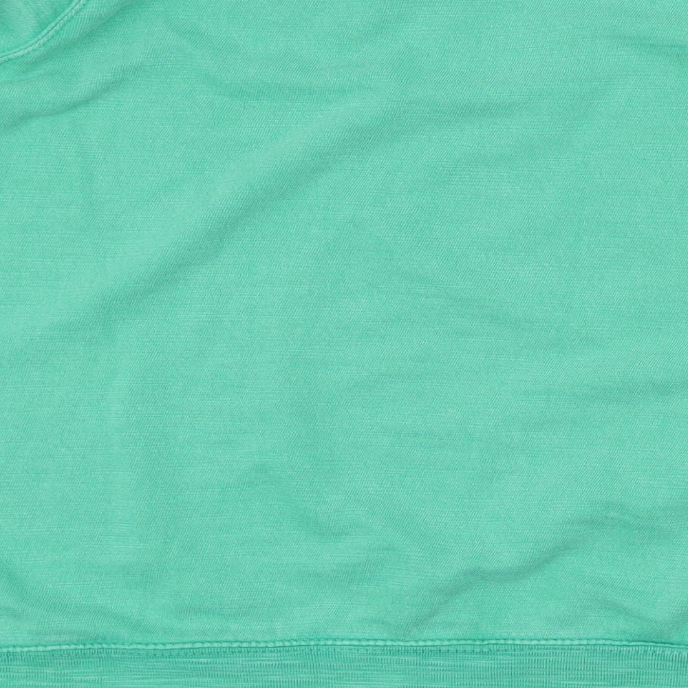 Marks and Spencer Womens Green  Cotton Pullover Sweatshirt Size 16
