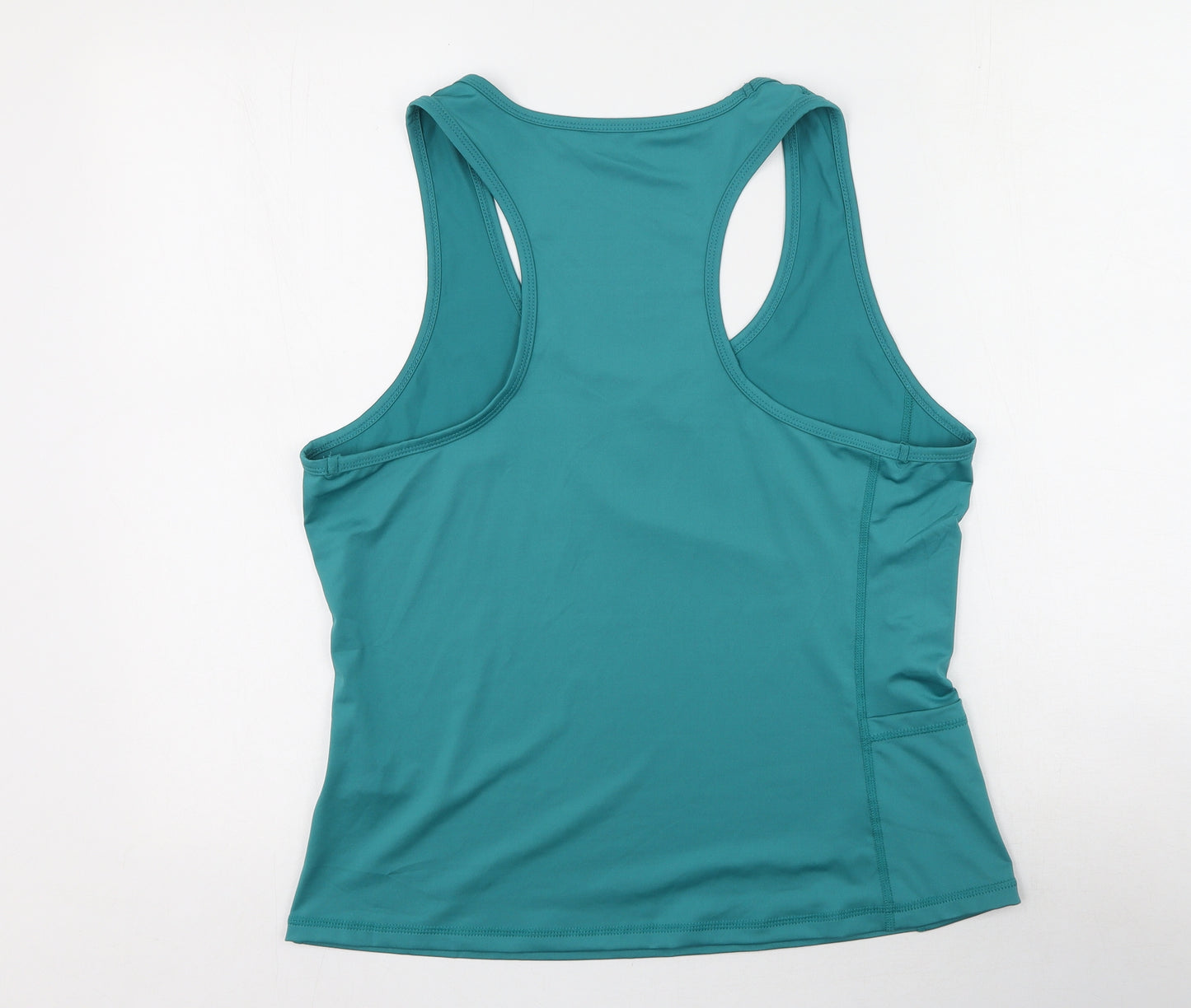 Preworn Womens Green  Polyester Basic Tank Size XL Halter