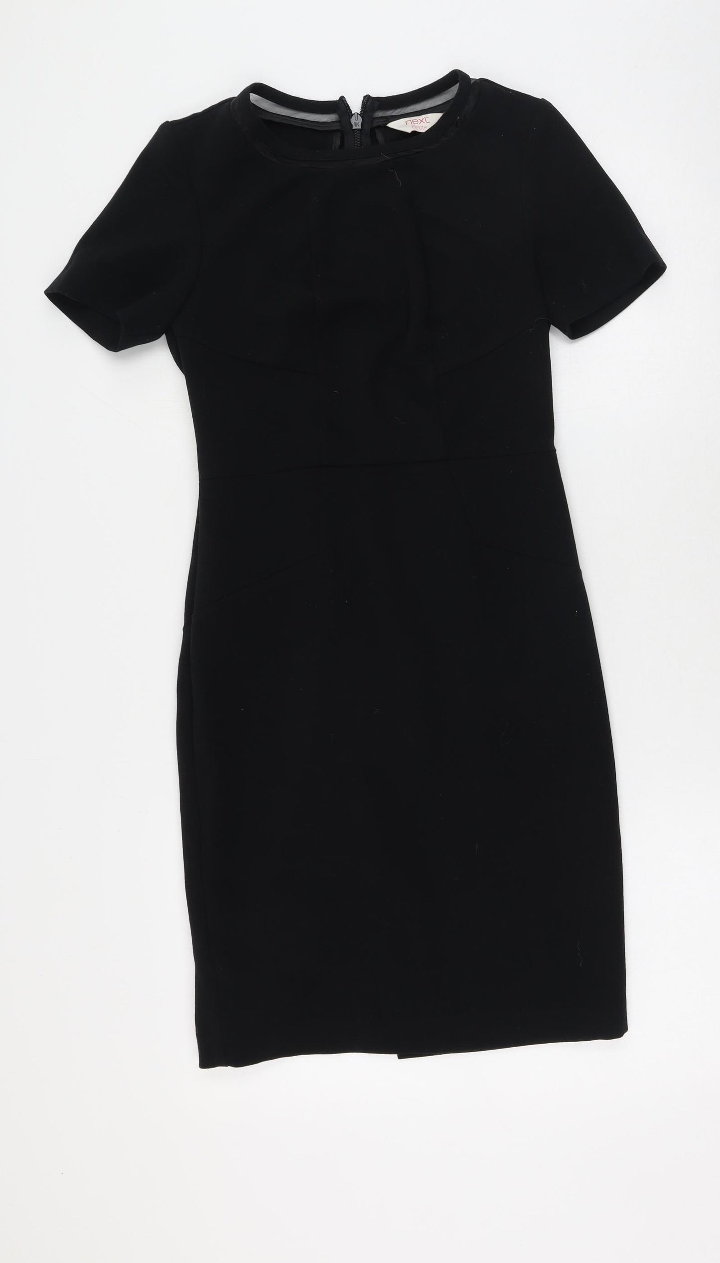 NEXT Womens Black  Polyester Bodycon  Size 6  Round Neck