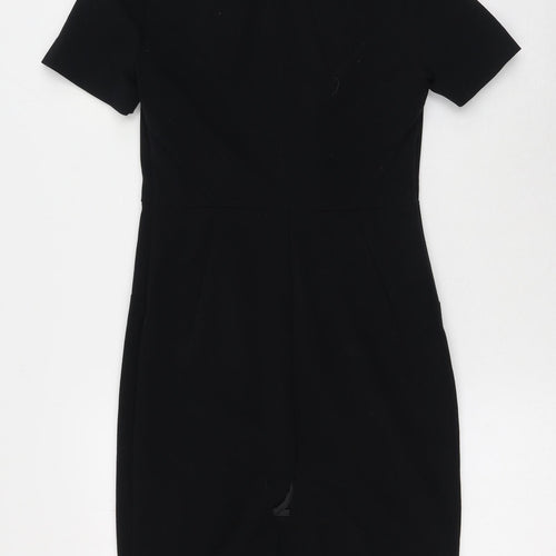 NEXT Womens Black  Polyester Bodycon  Size 6  Round Neck