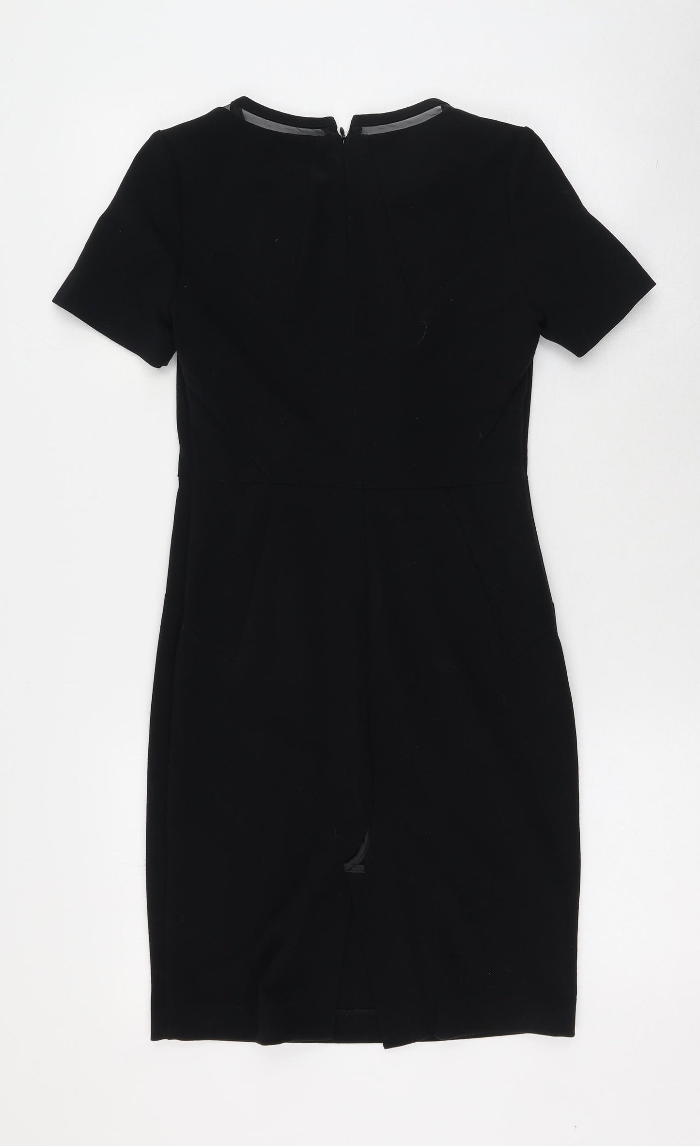 NEXT Womens Black  Polyester Bodycon  Size 6  Round Neck