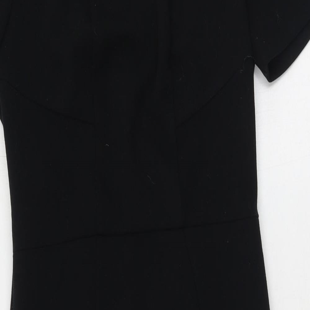 NEXT Womens Black  Polyester Bodycon  Size 6  Round Neck