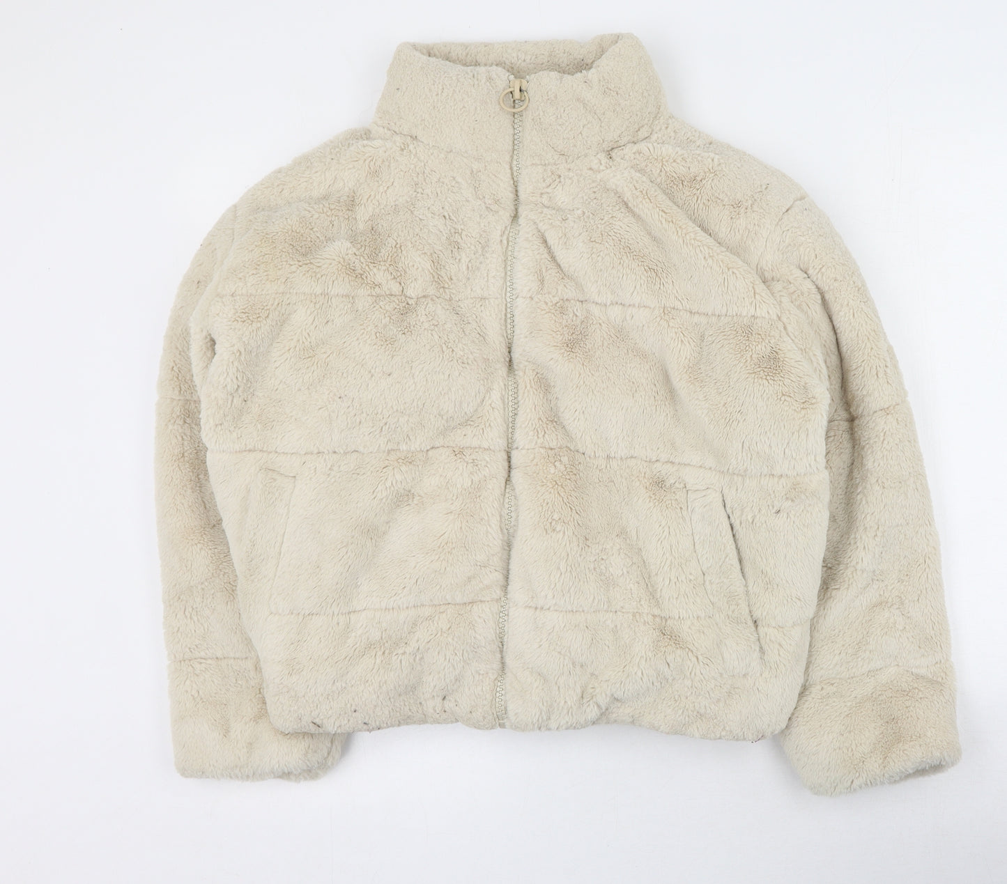 Zara Womens Beige   Jacket Coatigan Size M