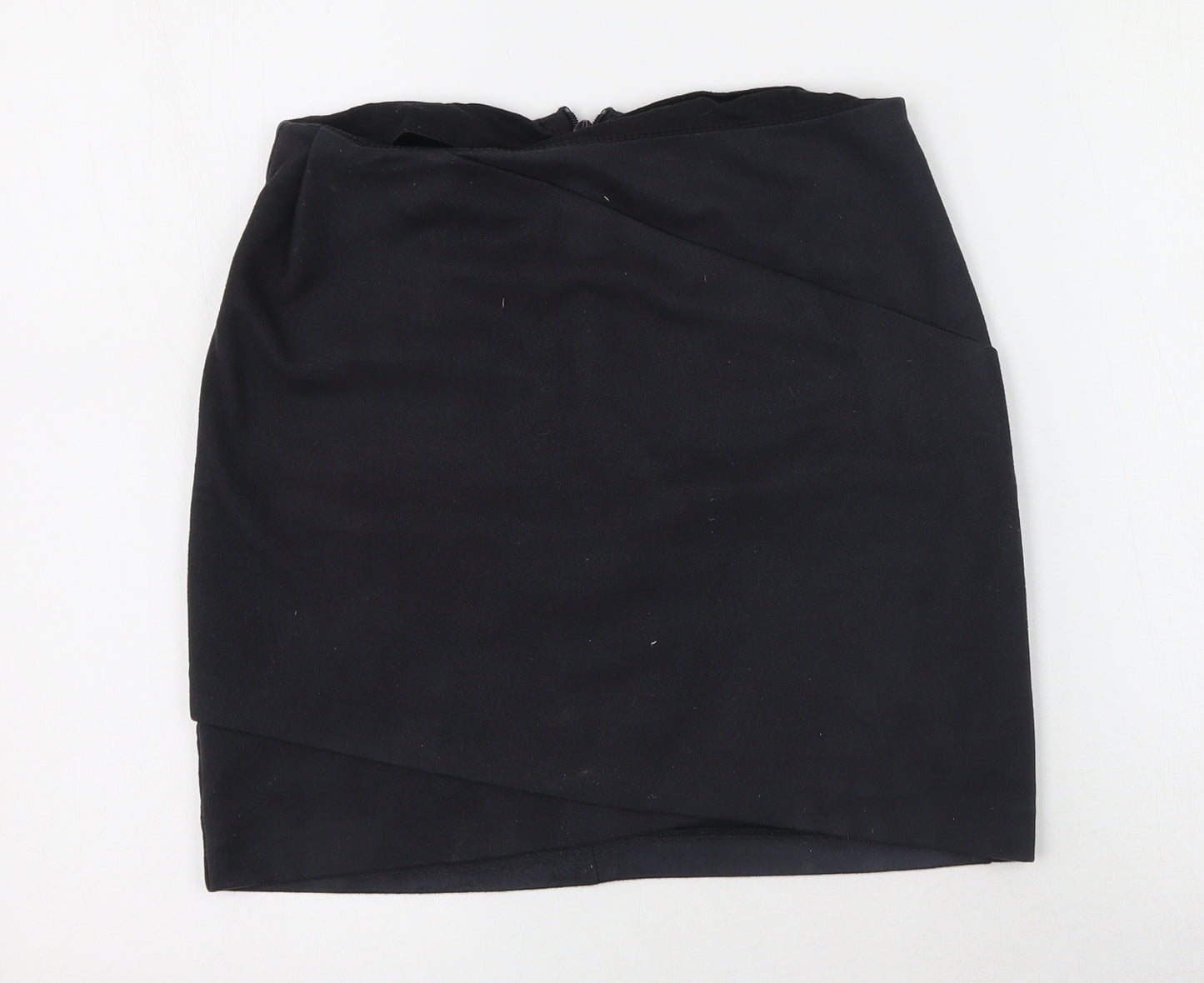 River Island Womens Black  Polyester Straight & Pencil Skirt Size 6