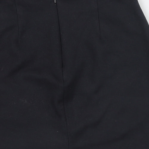 River Island Womens Black  Polyester Straight & Pencil Skirt Size 6