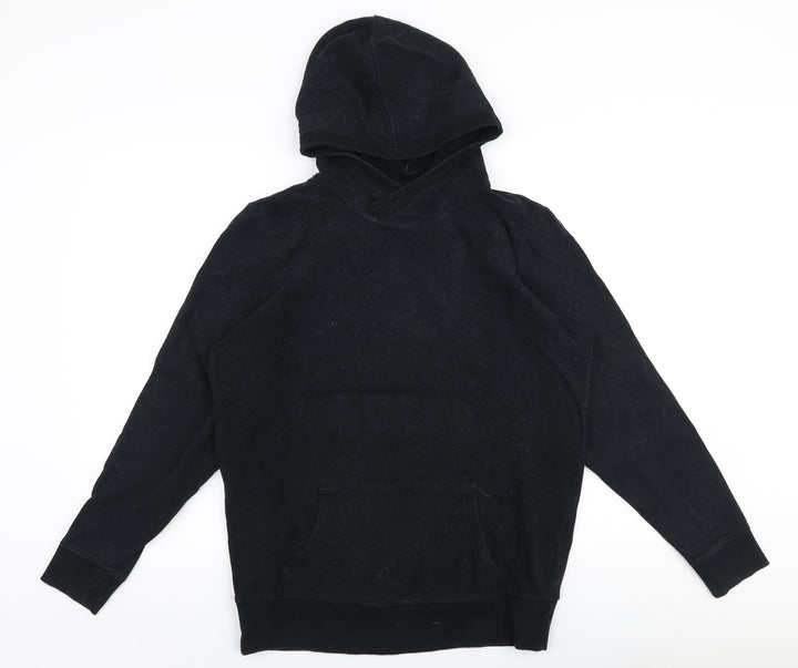 NEXT Womens Black  100% Cotton Pullover Hoodie Size 12  Pullover - 15th avenue