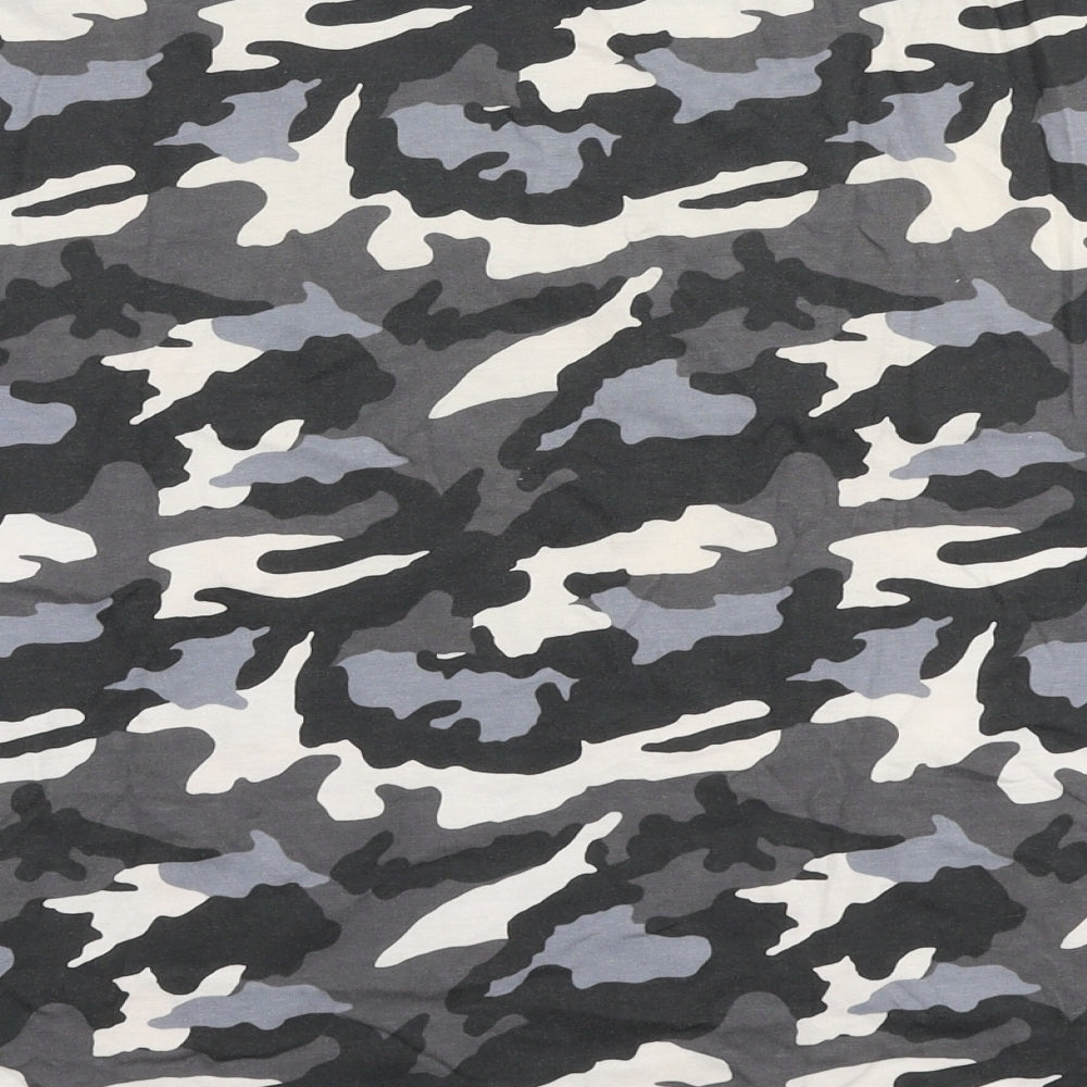 NEXT Boys Multicoloured Camouflage 100% Cotton Jersey T-Shirt Size 12 Years Round Neck Pullover