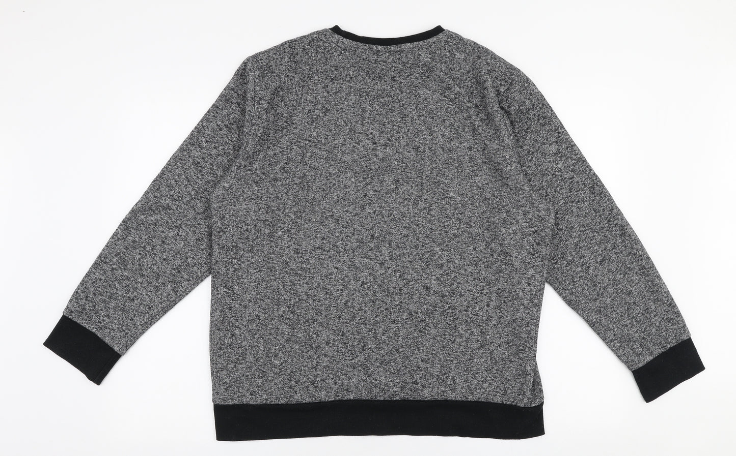 Primark Mens Grey  Polyester Pullover Sweatshirt Size L