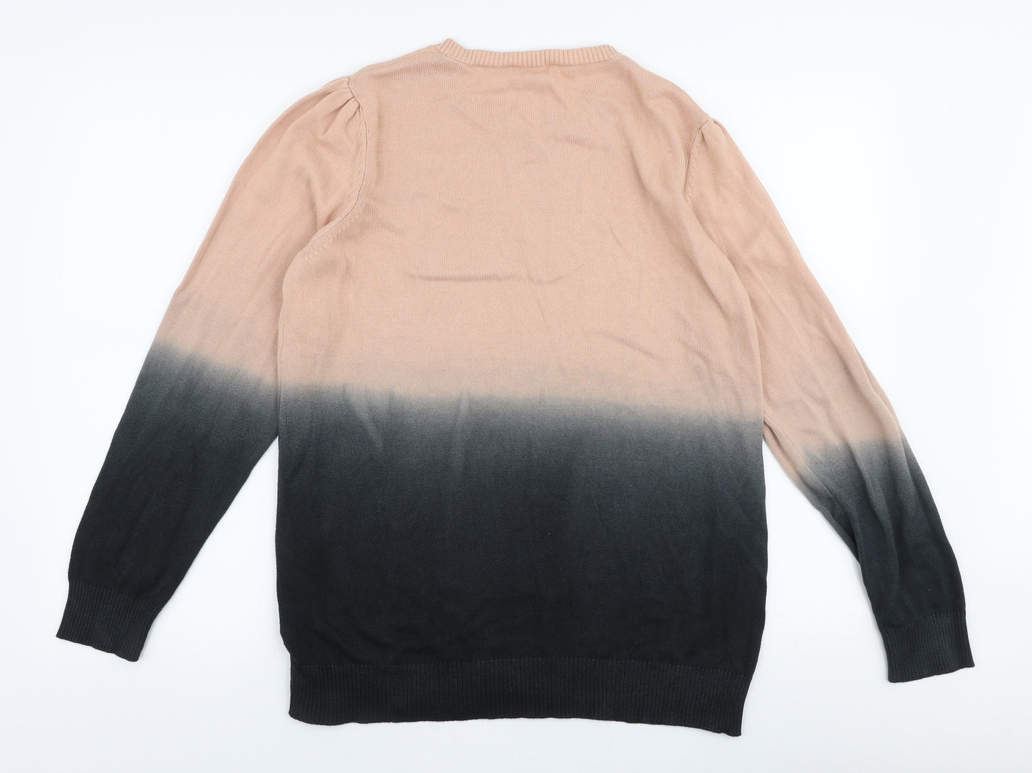 Gallery Mens Multicoloured Round Neck  Cotton Pullover Jumper Size M