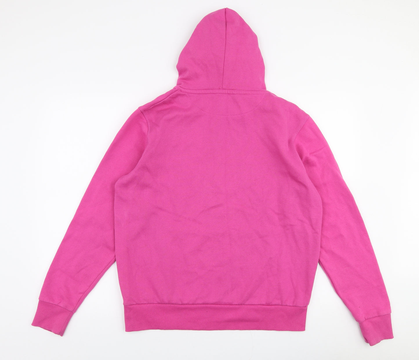 Dunnes Stores Womens Pink  Cotton Pullover Hoodie Size M  Pullover