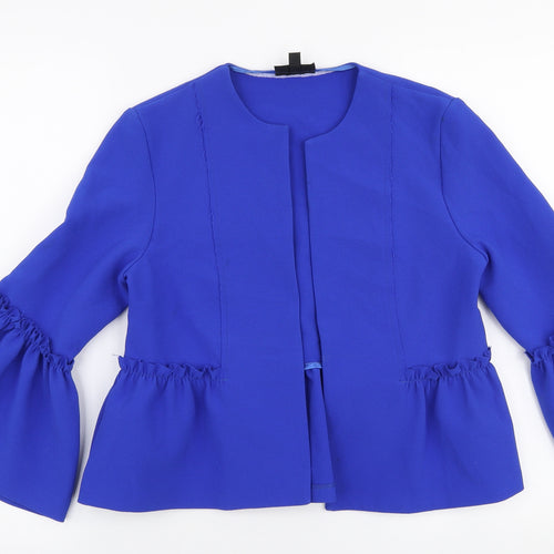 Topshop Womens Blue   Jacket Blazer Size 8