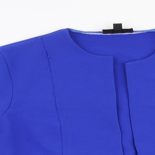 Topshop Womens Blue   Jacket Blazer Size 8