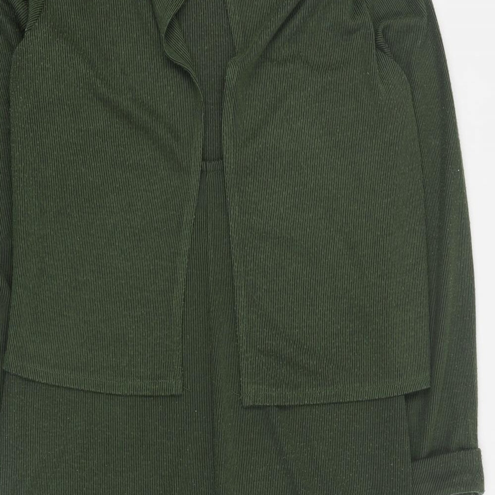 Topshop Womens Green  Acrylic Jumper Dress  Size 8  Round Neck Pullover