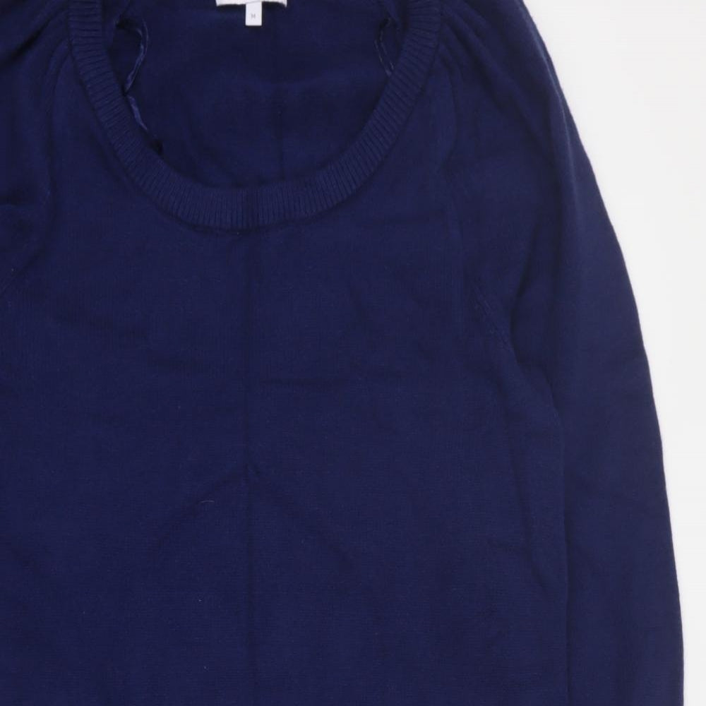 NEXT Womens Blue  Viscose Jumper Dress  Size M  Scoop Neck Pullover