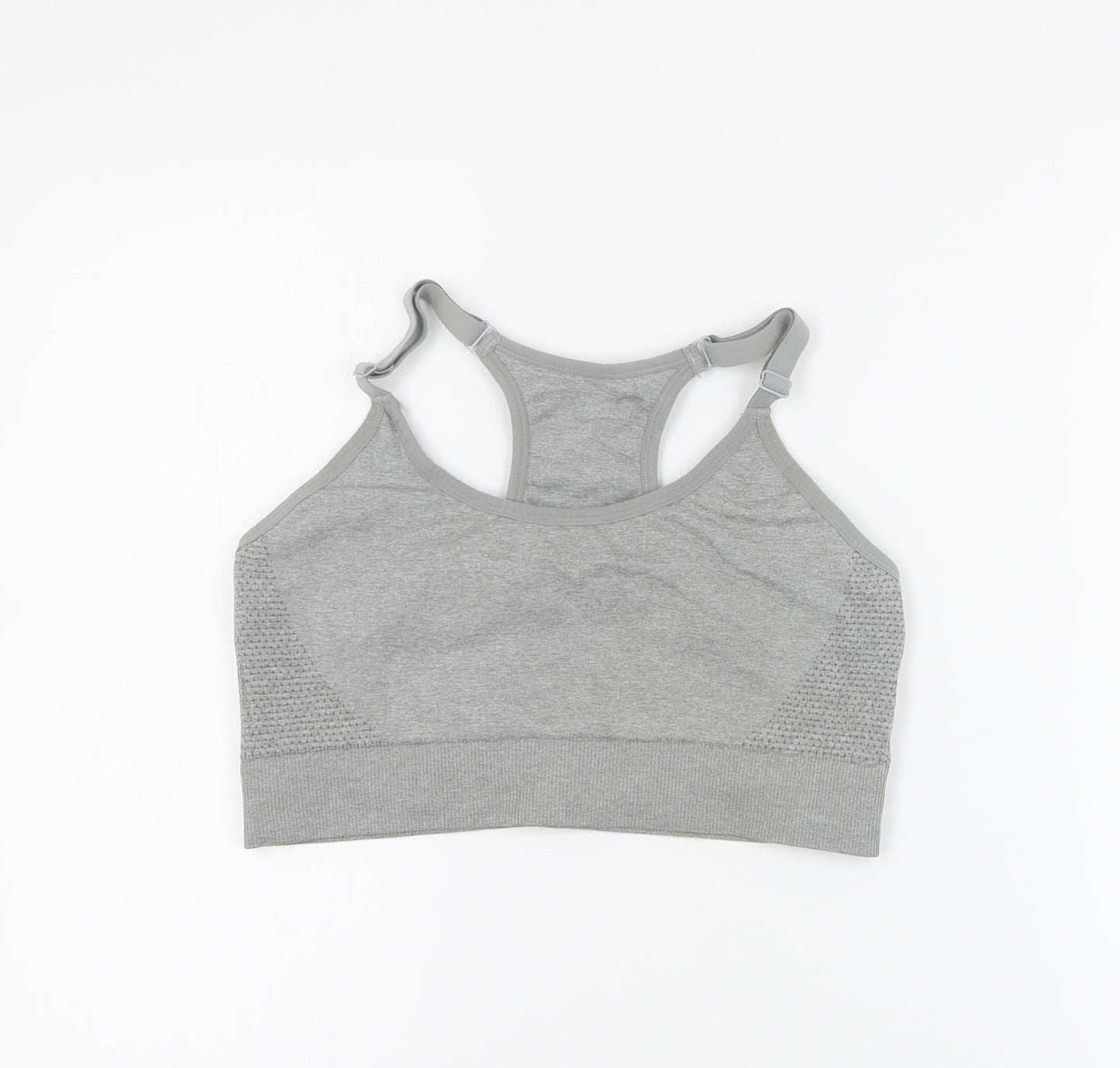 Primark Womens Grey  Polyamide Basic Tank Size 14 Round Neck Pullover - 14 - 16