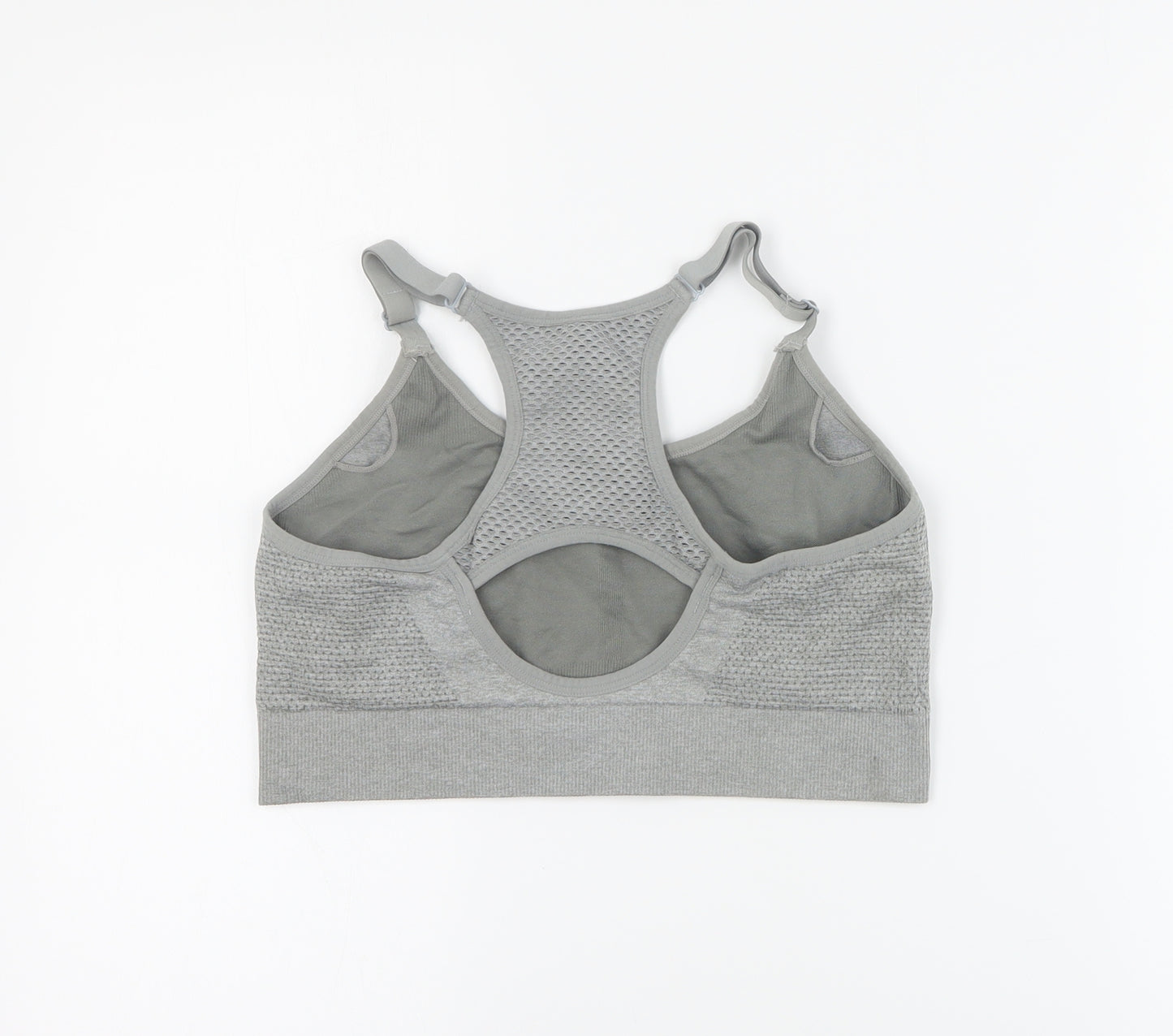 Primark Womens Grey  Polyamide Basic Tank Size 14 Round Neck Pullover - 14 - 16
