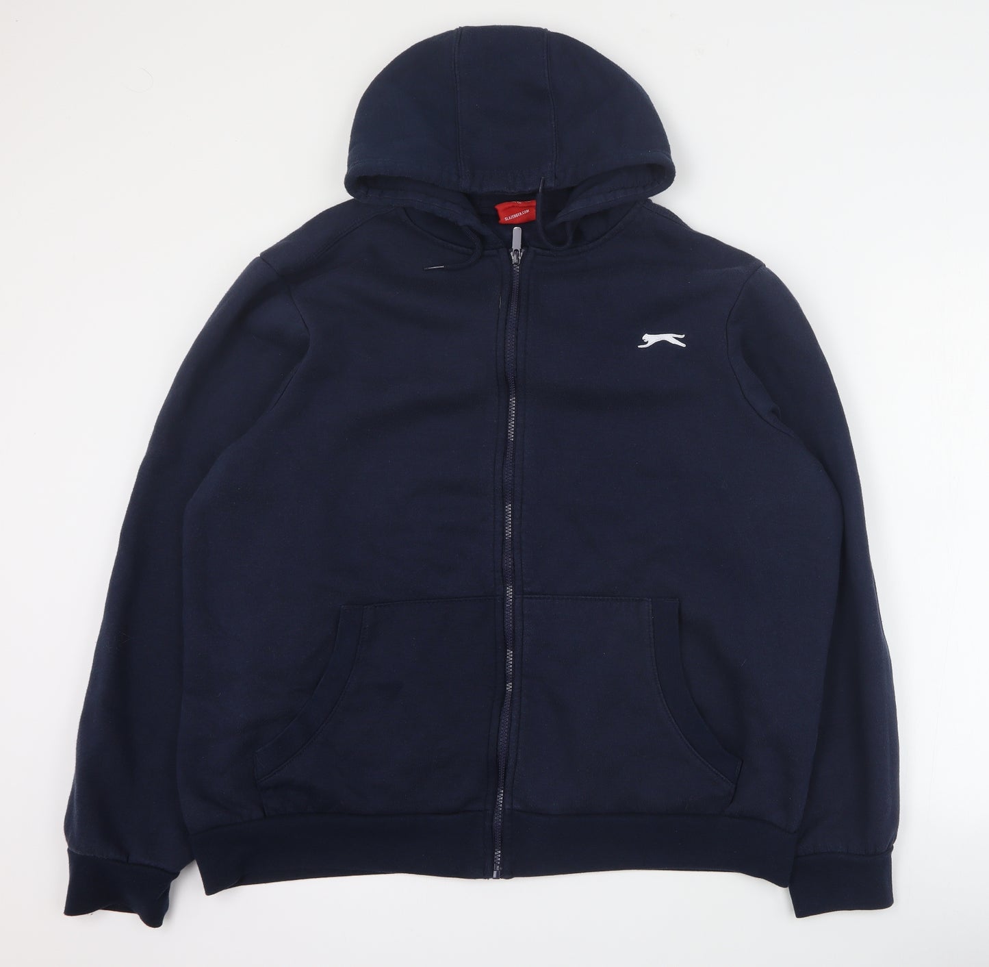 Slazenger Mens Blue  Polyester Full Zip Hoodie Size XL