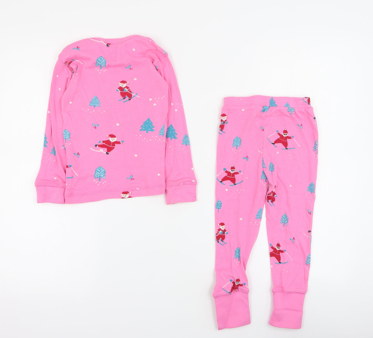 Leigh Tucker Baby Pink Solid 100% Cotton Babydoll Pyjama Set Size 12-18 Months  Pullover - 1-2 years