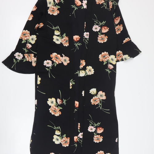 New Look Womens Black Floral  Jacket  Size 8