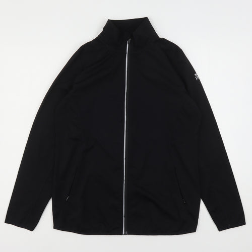 Crivit Womens Black   Windbreaker Jacket Size 14  Zip