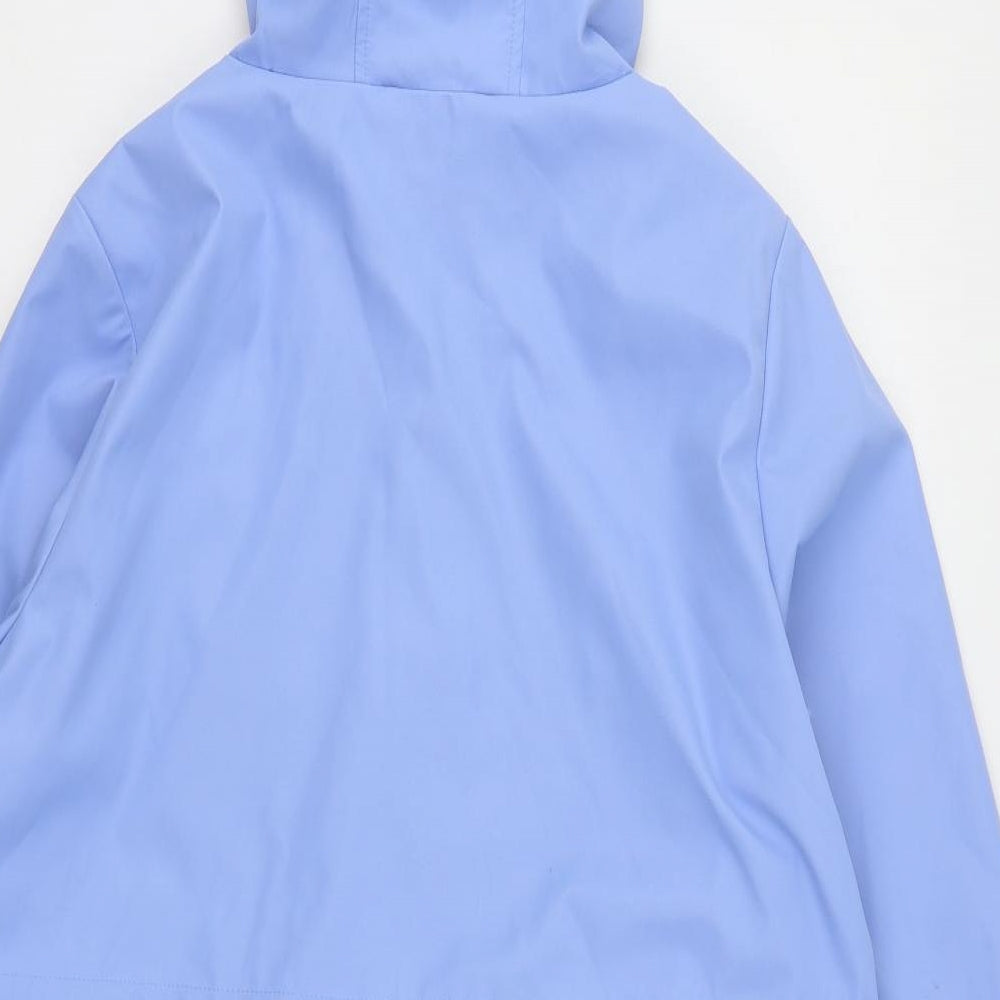 Dunnes Stores Womens Blue   Rain Coat Coat Size 14  Zip