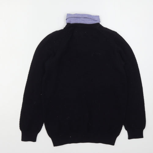 NEXT Boys Blue Collared  Cotton Pullover Jumper Size 11 Years