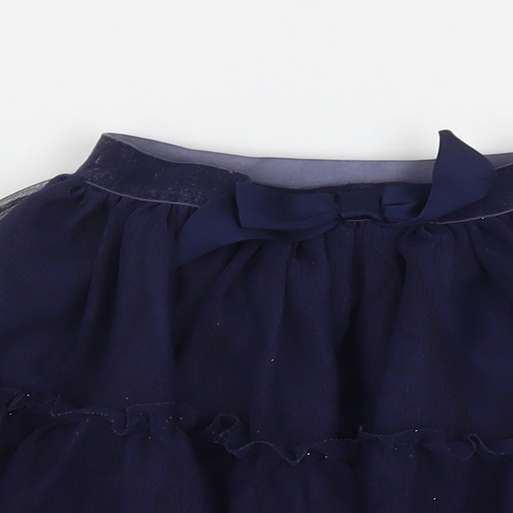 H&M Girls Blue  Polyester Tutu Skirt Size 5-6 Years  Regular