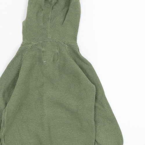 F&F Boys Green  Cotton Pullover Jumper Size 6-9 Months  Pullover