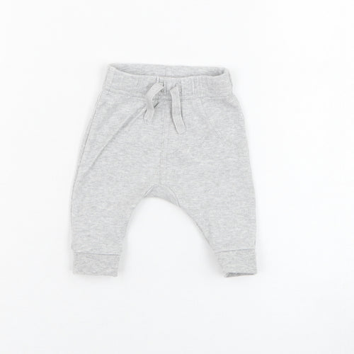 George Baby Grey  Cotton Jogger Trousers One Size  Pullover