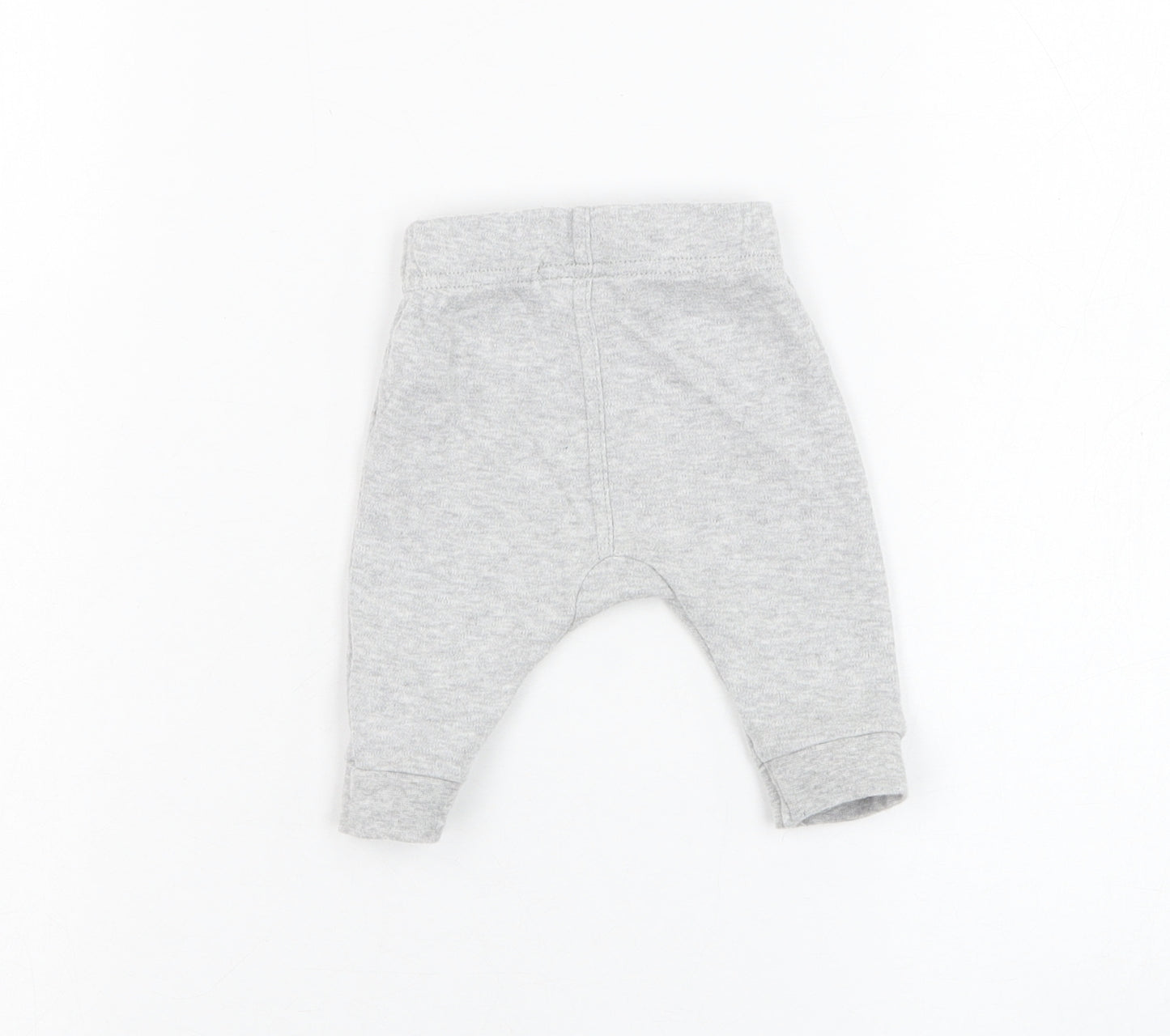 George Baby Grey  Cotton Jogger Trousers One Size  Pullover