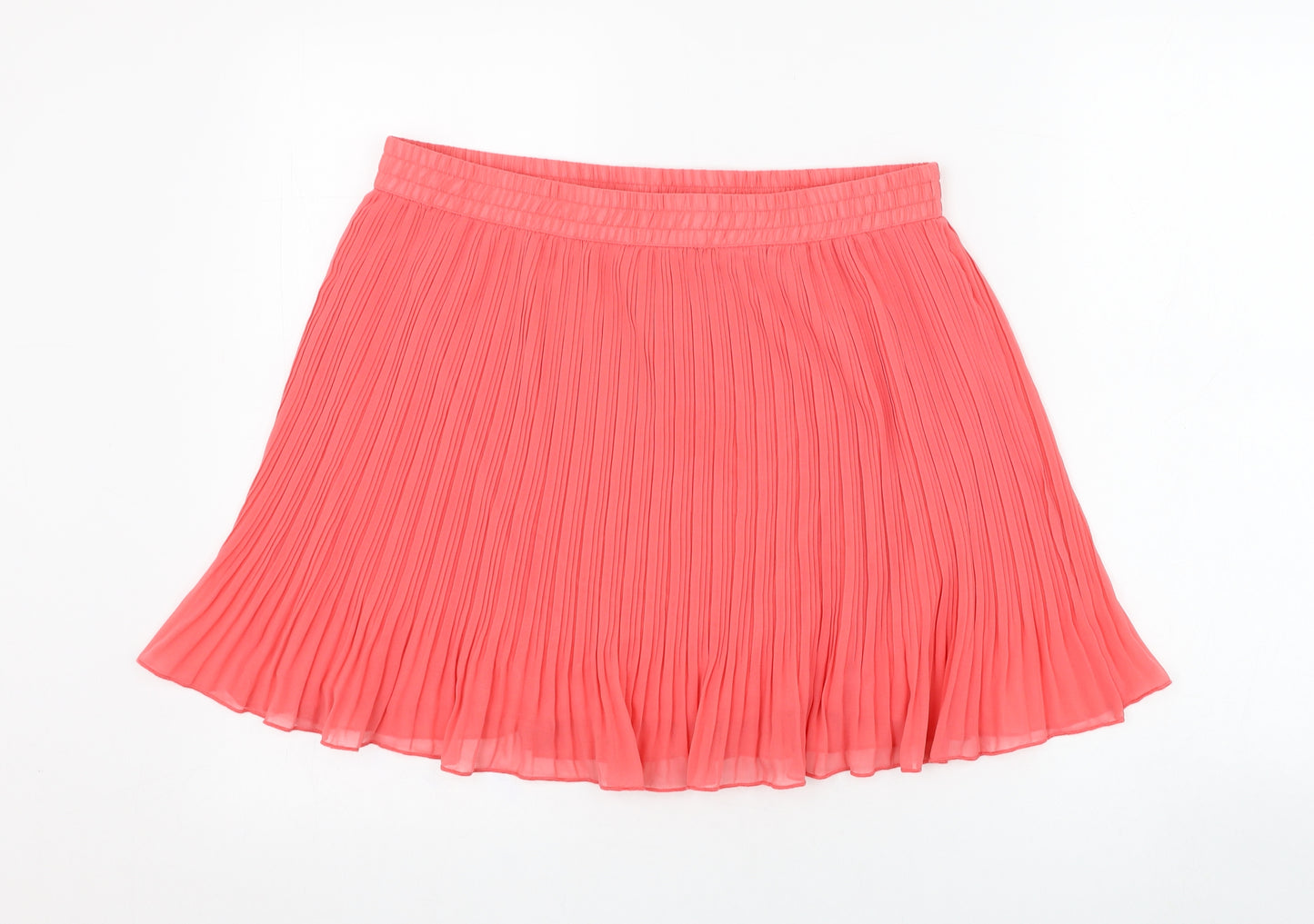 River Island Womens Pink  Polyester Skater Skirt Size 14