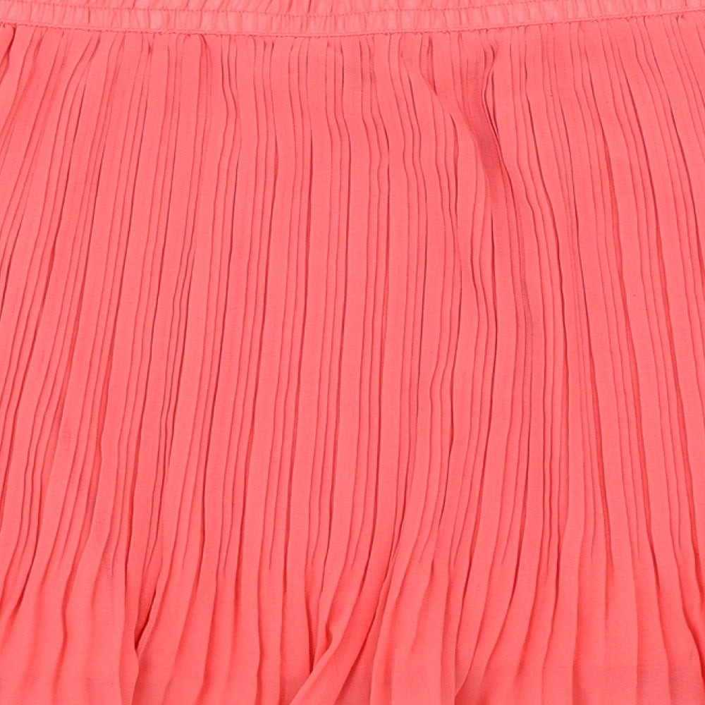 River Island Womens Pink  Polyester Skater Skirt Size 14