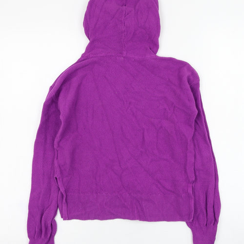 Gap Girls Purple  Cotton Pullover Hoodie Size M  Pullover