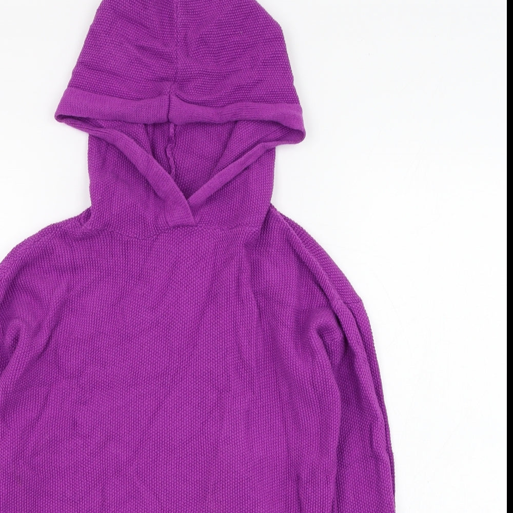 Gap Girls Purple  Cotton Pullover Hoodie Size M  Pullover