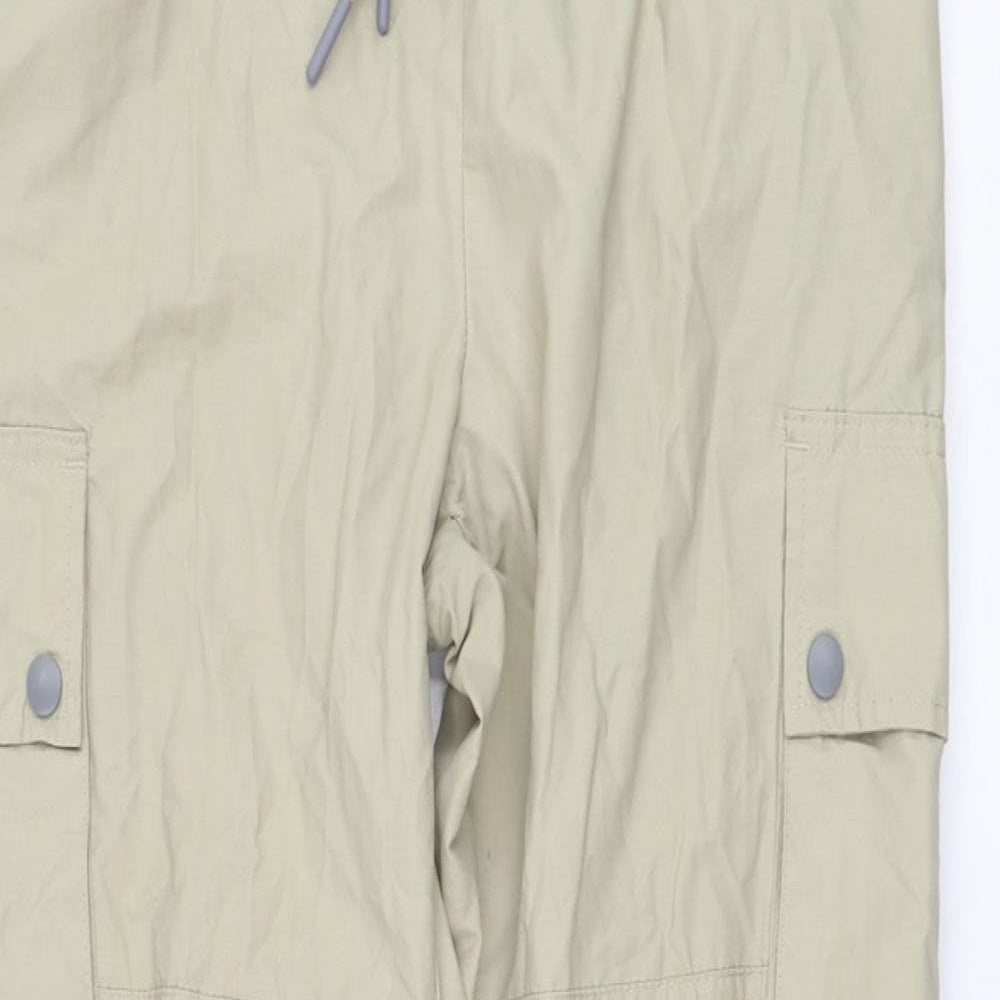 New Look Mens Green  Cotton Cargo Trousers Size M L28 in Regular