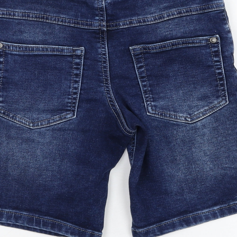 George Boys Blue  Cotton Bermuda Shorts Size 8-9 Years  Regular