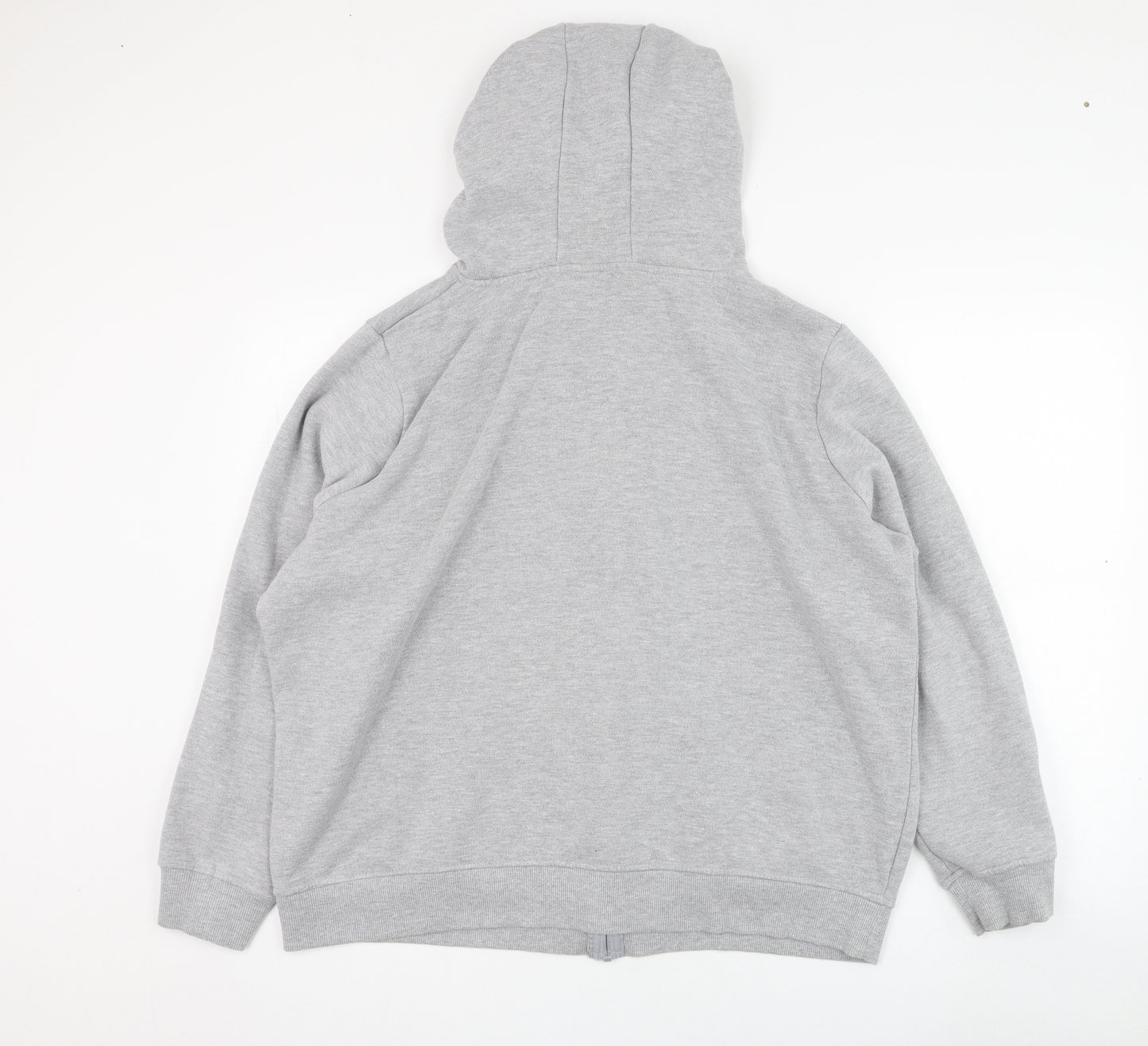 Primark Womens Grey  Cotton Full Zip Hoodie Size 18  Zip