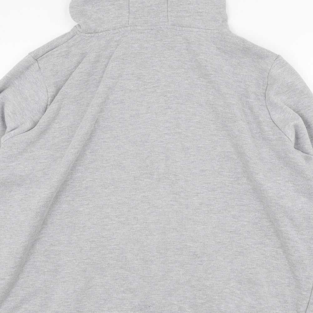 Primark Womens Grey  Cotton Full Zip Hoodie Size 18  Zip