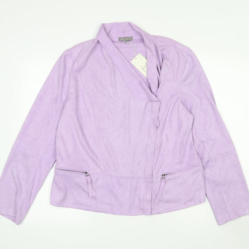 First Avenue Womens Purple   Jacket  Size M