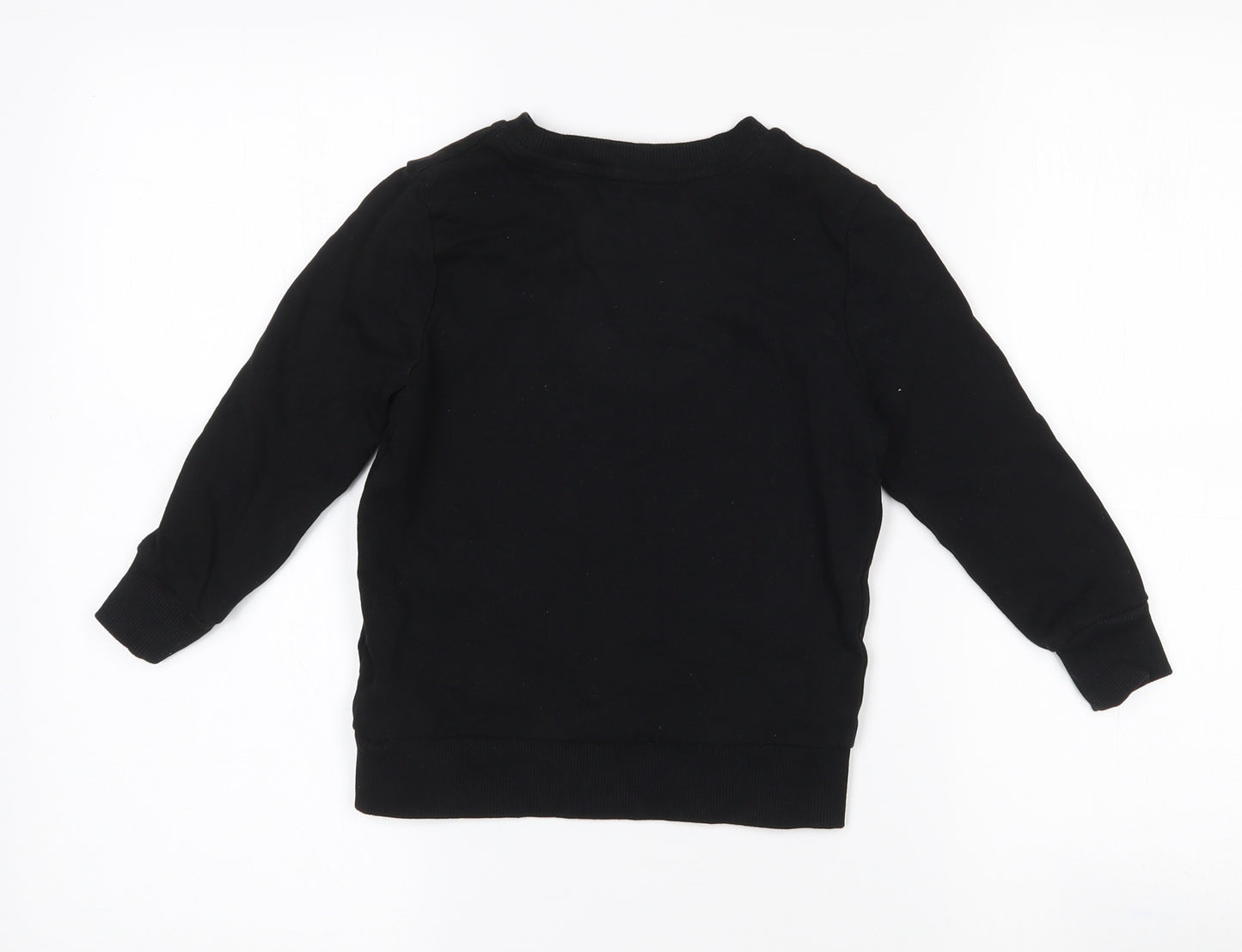 George Boys Black  Cotton Pullover Sweatshirt Size 4-5 Years   - Halloween