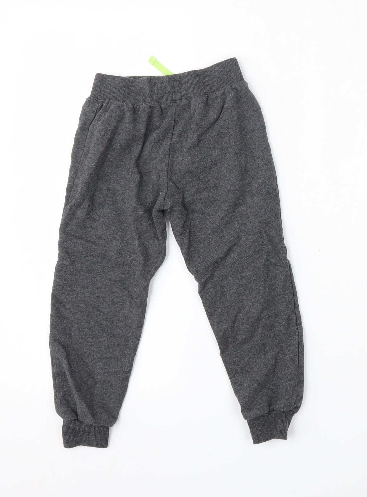 Jeff&Co Boys Grey  Polyester Jogger Trousers Size 3-4 Years  Regular Tie